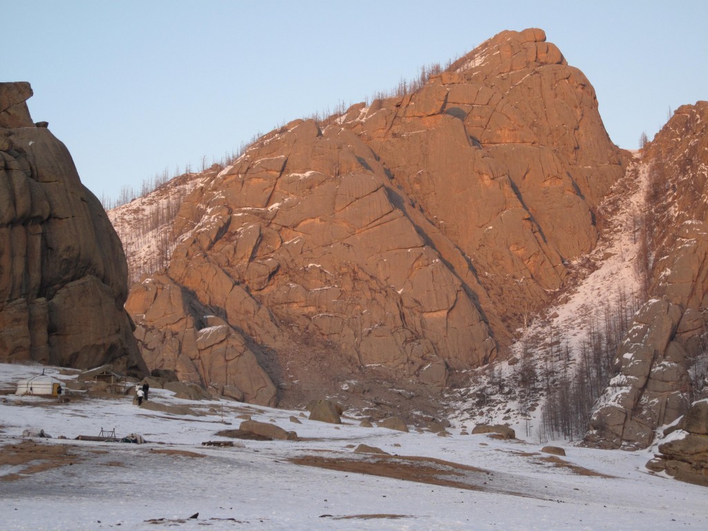 mongolia red rock