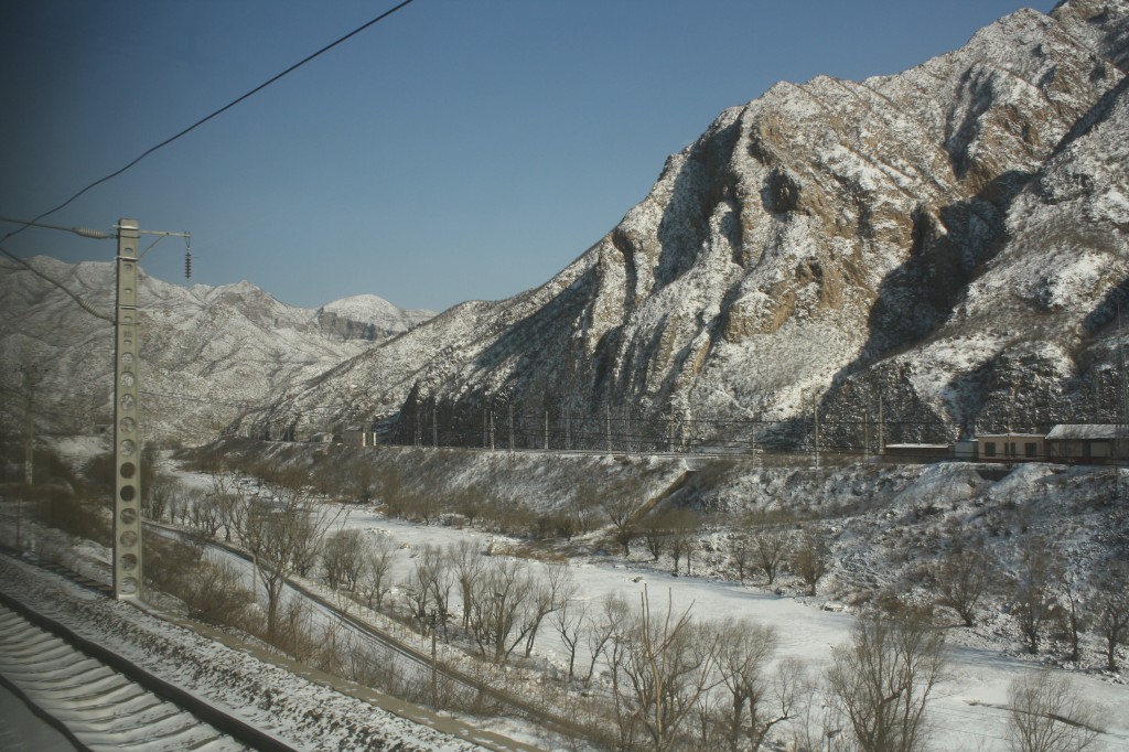 view from train